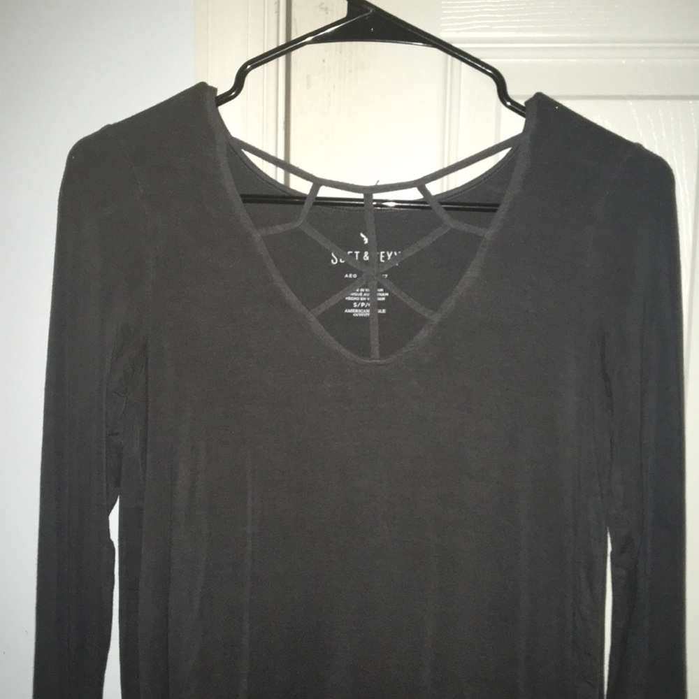 grey soft long sleeve